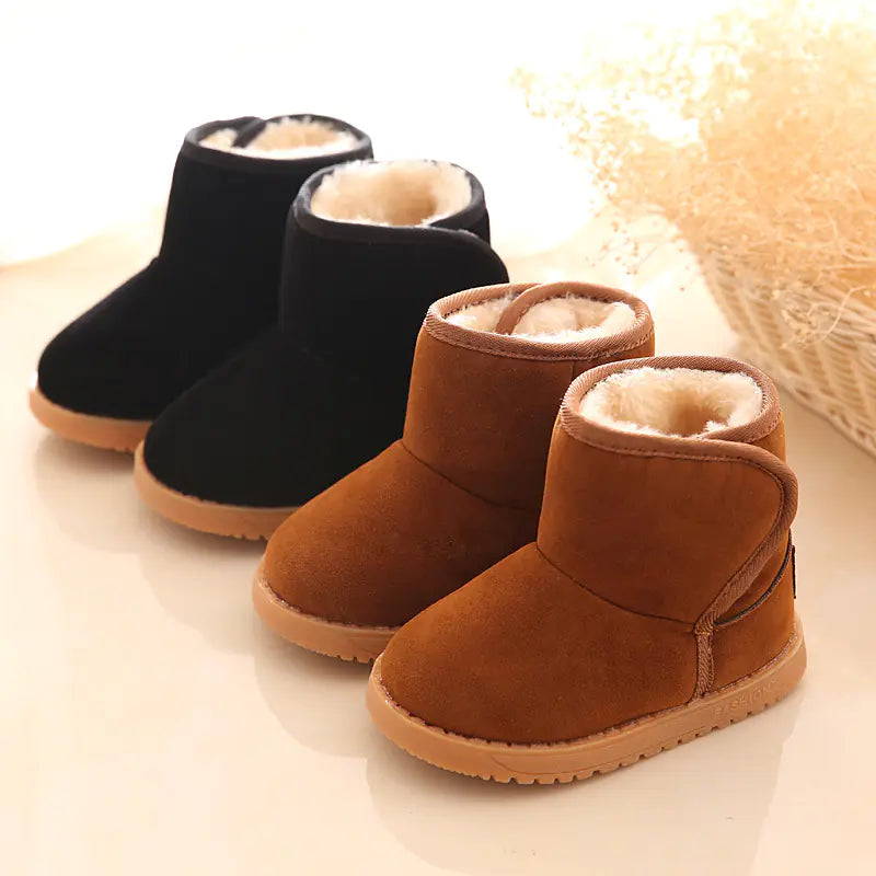 Winter Comfort Kids' Snow Boots - Non-Slip Warm Shoes