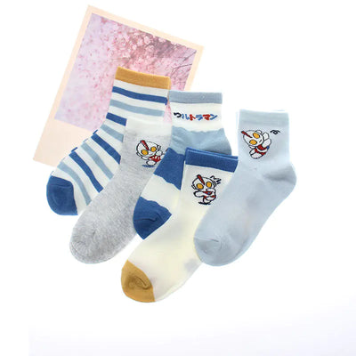 Kids' Cotton Socks for Boys and Girls (Spring/Summer)