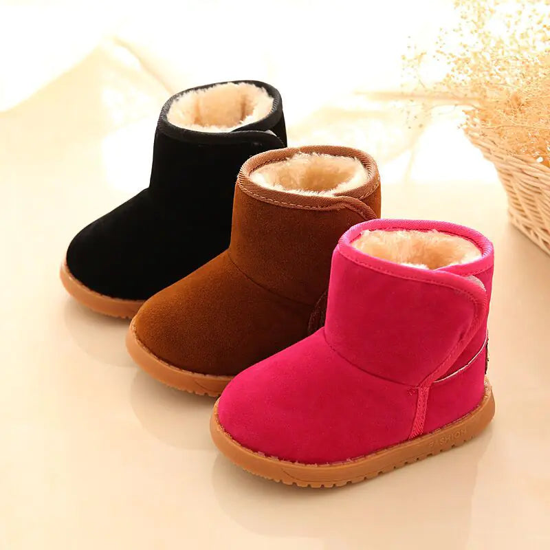 Winter Comfort Kids' Snow Boots - Non-Slip Warm Shoes