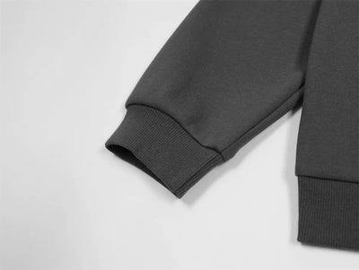 Fashion Solid Color Loose Sweater Men