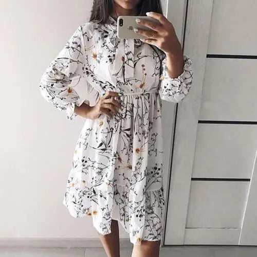 Chiffon Floral Dress