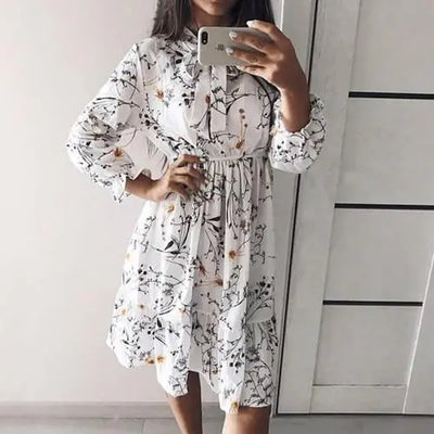 Chiffon Floral Dress