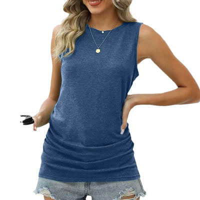 2024 Women's Summer Solid Color Sleeveless Top