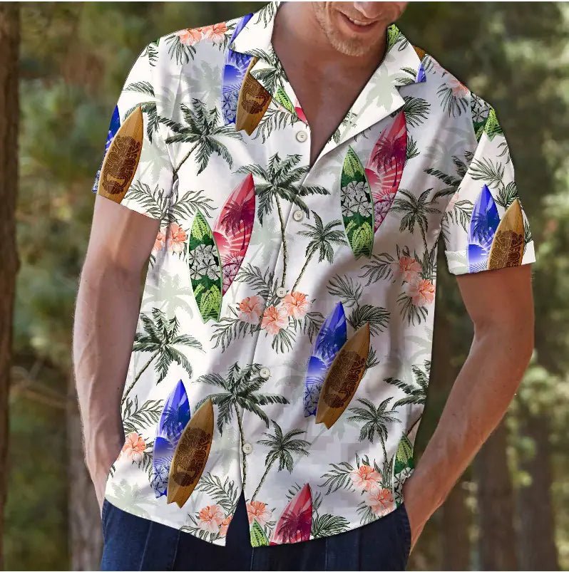 Hawaiian Casual Cotton Shirt for Men - ActOn