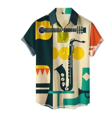 Hawaiian Casual Polyester Shirt for Men - ActOn
