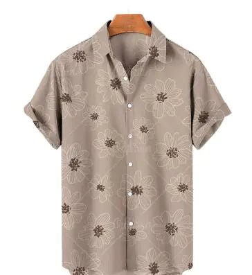 Hawaiian Casual Polyester Shirt for Men - ActOn