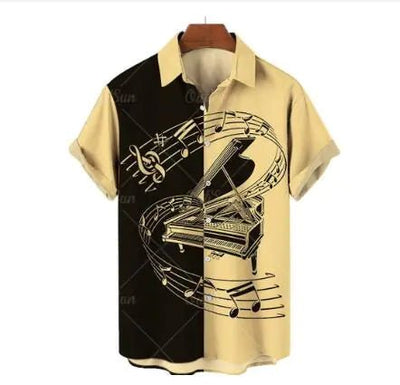Hawaiian Casual Polyester Shirt for Men - ActOn