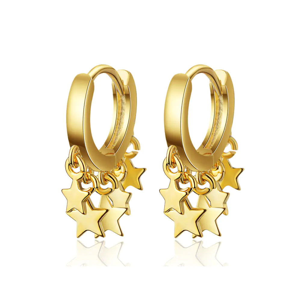 Trendy Star Earrings for Women - Simple and Versatile