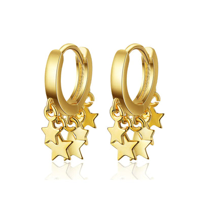 Trendy Star Earrings for Women - Simple and Versatile