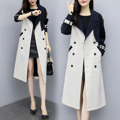 Over-the-Knee Long Trench Coat