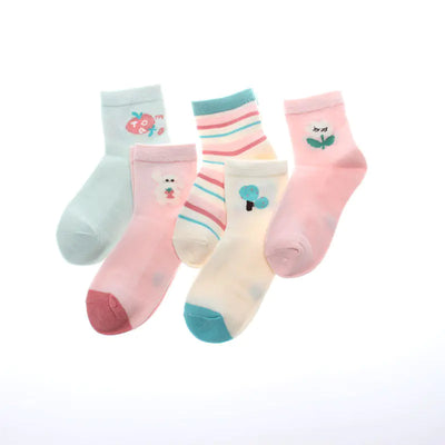 Kids' Cotton Socks for Boys and Girls (Spring/Summer)