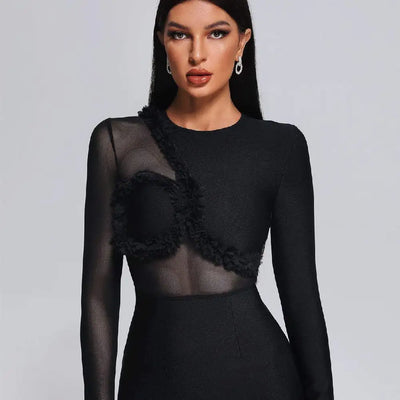 Women's Mesh Stitching Fashion Dress