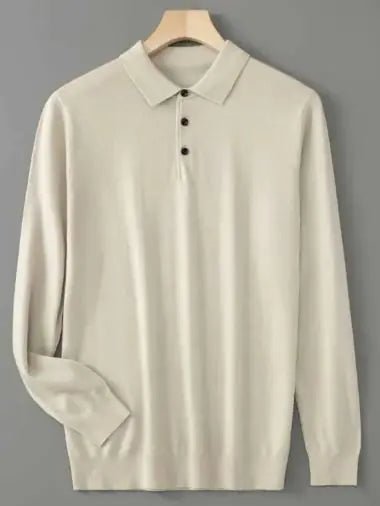 Men Long - sleeved Knitted Shirt - ActOn