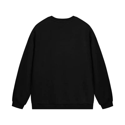 Fashion Solid Color Loose Sweater Men
