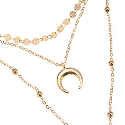 Fashionable Simple Choker Necklace with Layered Design