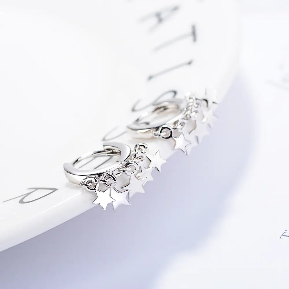 Trendy Star Earrings for Women - Simple and Versatile