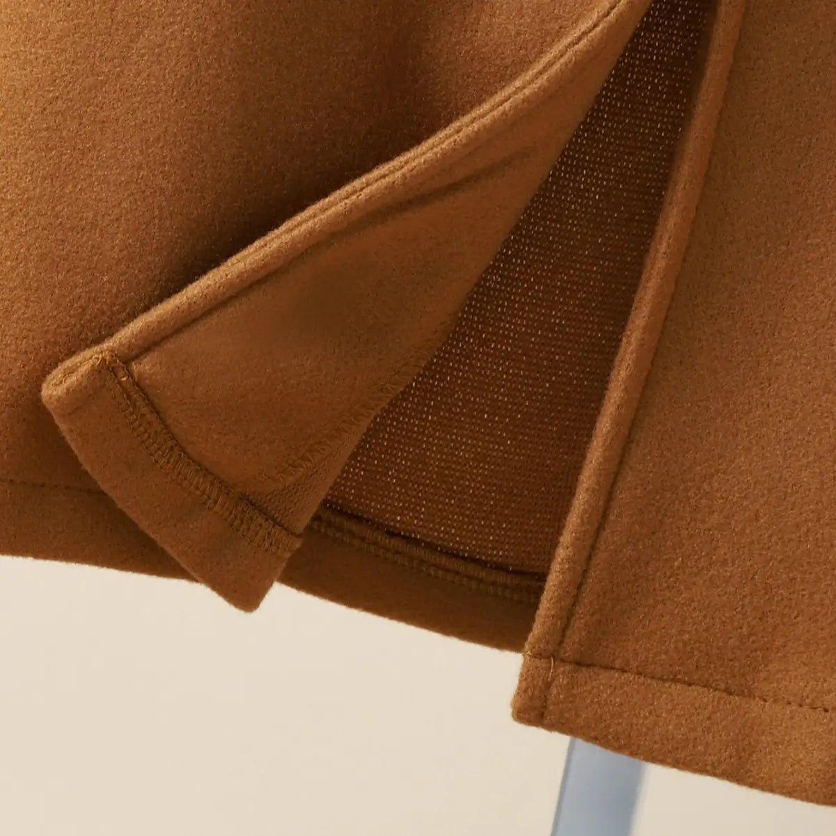 Children's Autumn Winter Bow Collar Wool Coat