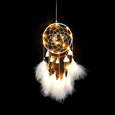 Handmade LED Dream Catcher for Bedroom Decor (1 PCS)