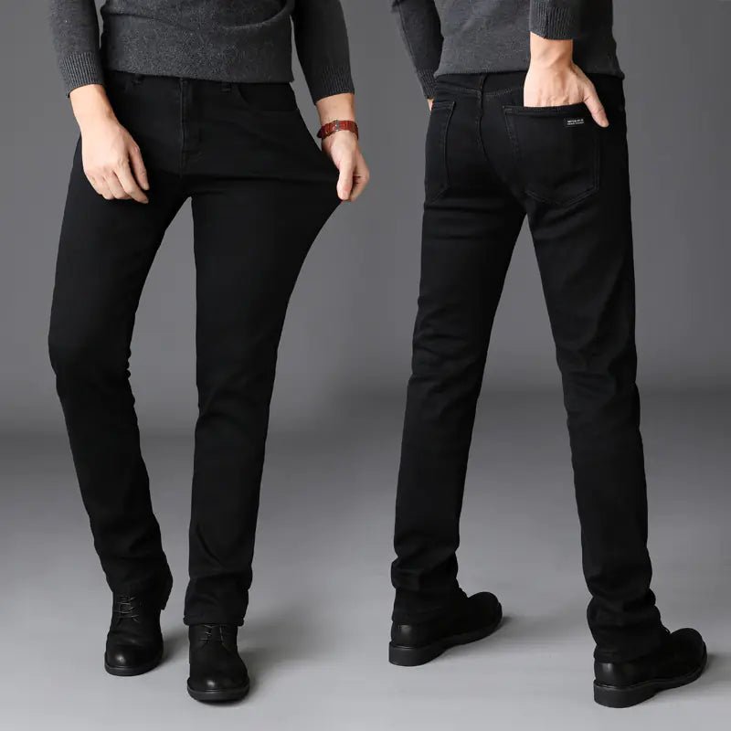 Slim Straight Black Jeans for Men - ActOn