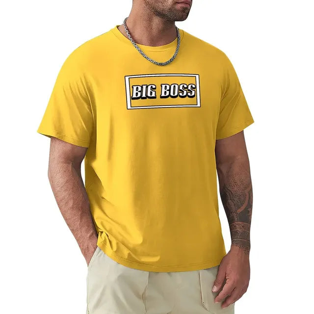 Big Boss-Box Design T-Shirt for Men