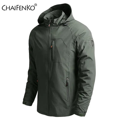 Men's Windproof Warm Casual Jacket for Outdoor Use