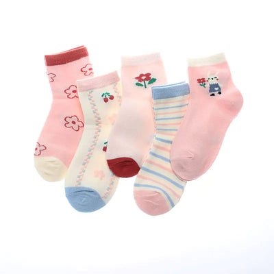Kids' Cotton Socks for Boys and Girls (Spring/Summer)