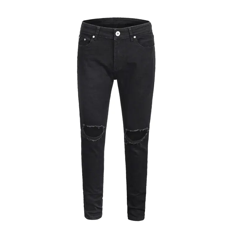 High Street Kanye Spray-Painted Slim-Fit Jeans