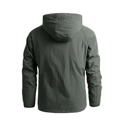 Men's Windproof Warm Casual Jacket for Outdoor Use