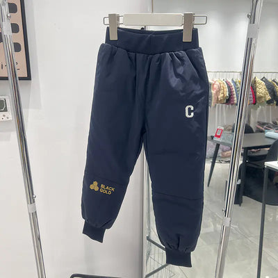 Kids' Thick Winter Waterproof Down Pants for Boys & Girls
