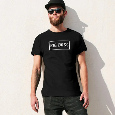 Big Boss-Box Design T-Shirt for Men