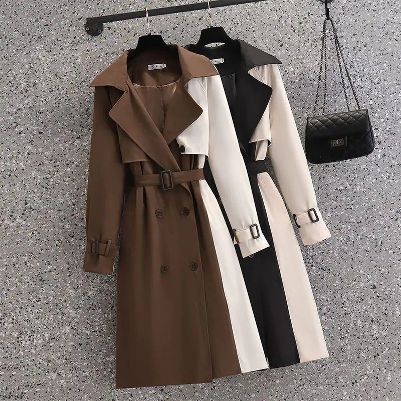 Over-the-Knee Long Trench Coat