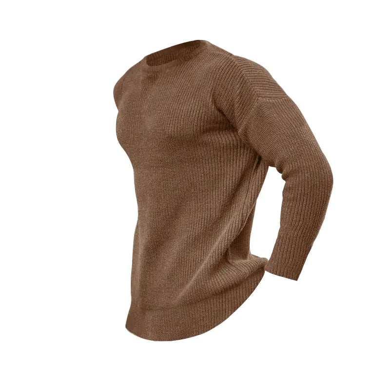 Fashionable Knitted Pullover for Men