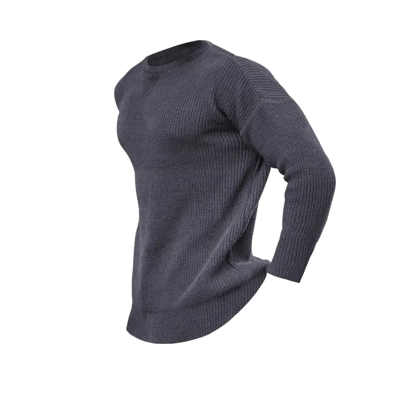 Fashionable Knitted Pullover for Men