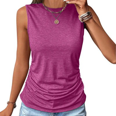 2024 Women's Summer Solid Color Sleeveless Top